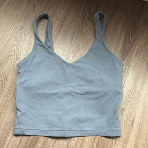 Blue lululemon tank top